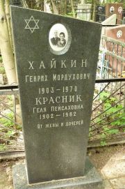 Хайкин Генрих Мордухович, Москва, Востряковское кладбище